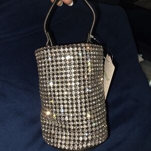 Dazzling Rhinestone Evening Wristlet